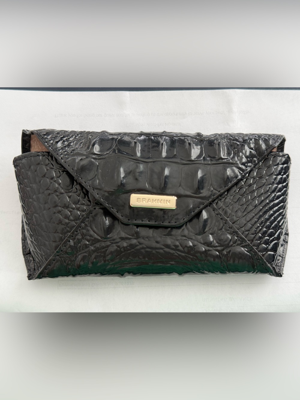 Brahmin eyeglass case - black NWOT